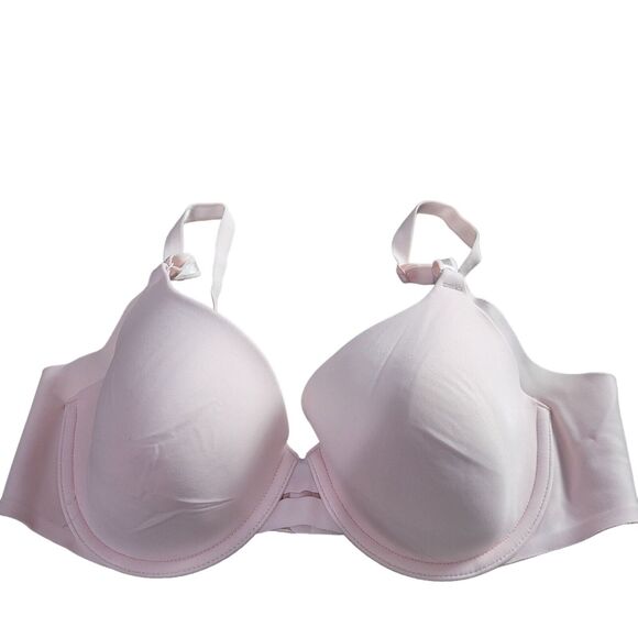 Warners Bra 36B Womens Underwired Padded Light Pink Adjustable Straps - Picture 1 of 8